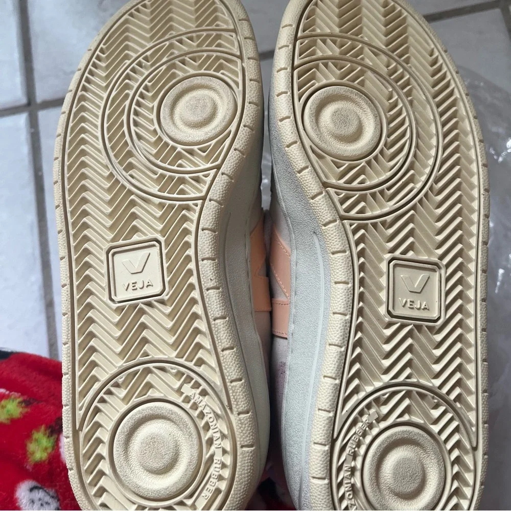 NEW Veja Women V-10 Suede Multico Peach Lavender Sneakers Shoes size 39 US 8 - Picture 10 of 11